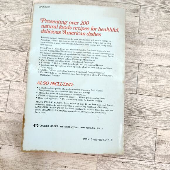 Deaf Smith Country Cookbook Natural Foods for Family Kitchens 1979 Vintage PB - Picture 7 of 14